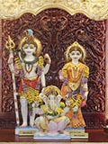 Bhagwan Shri Shankar, Shri Parvatiji and Shri Ganeshji